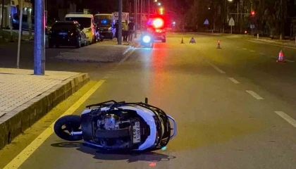 Antalyada motosiklet kazası: 1 ölü, 1 ağır yaralı