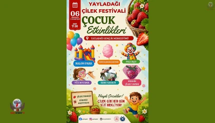 BAŞKAN YALÇIN’DAN ÇOCUKLARA FESTİVAL DAVETİ