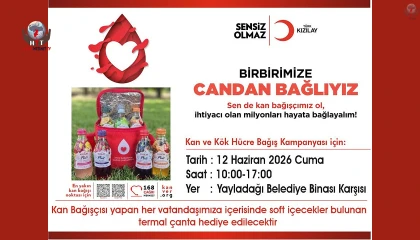 BAŞKAN YALÇIN’DAN KAN BAĞIŞI ÇAĞRISI