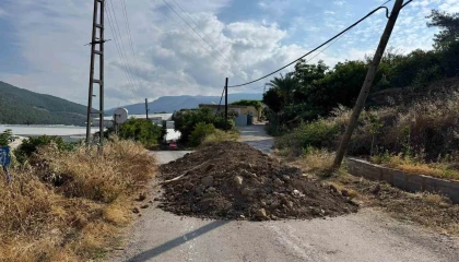 Bozyazıda yol krizi büyüyor: Alternatif güzergah da kapatıldı