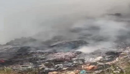 Çöp döküm alanındaki yangın ormana sıçradı