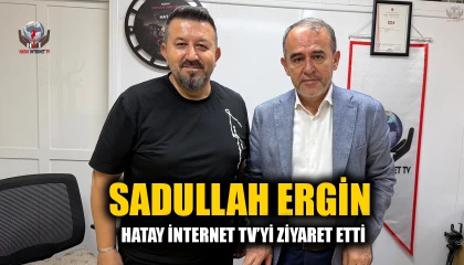 DEVA PARTİSİ HEYETİ HATAY İNTERNET TV’Yİ ZİYARET ETTİ
