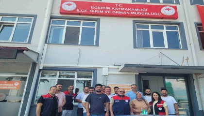 Eğirdirde meyve ağaçlarında budama ve aşılama kursu tamamlandı