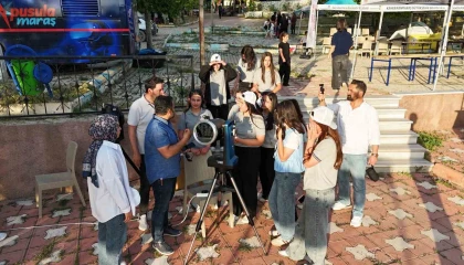 Ekinözünde astronomi ve gökyüzü gözlem şenliği düzenlendi