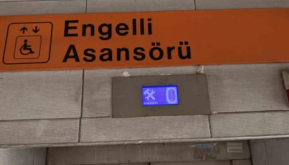 Engelli asansörünün amacı dışında kullanılmasına engellilerden tepki