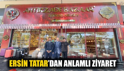 ERSİN TATAR’DAN AKYÜREK’E ANLAMLI ZİYARET: "BİRLİKTE DAHA GÜÇLÜ YARINLAR İNŞA EDECEĞİZ"
