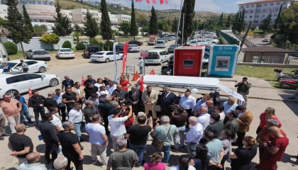 Hastaların 300 metrelik zorlu yoluna İskenderun Belediyesinden ring araçlı çözüm