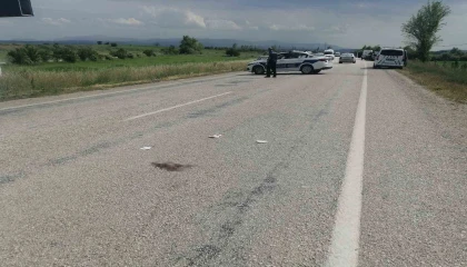 Ispartada motosiklet kazası: 1 ağır yaralı