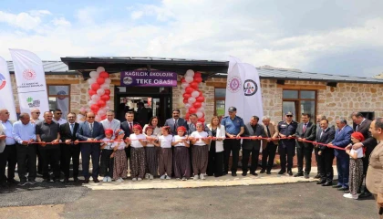 Kağılcık Ekolojik Teke Obası törenle hizmete açıldı