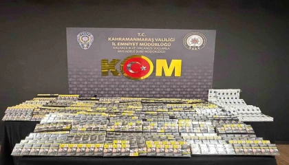 Kahramanmaraşta kaçak sigara ve tütün operasyonu