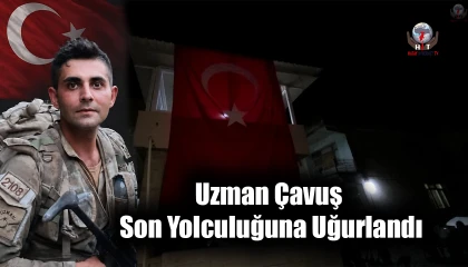 Kalp krizi geçirerek vefat eden uzman çavuş son yolculuğuna uğurlandı