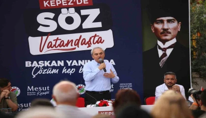 Kepez Belediye Başkanı Mesut Kocagöz vatandaşlarla buluştu