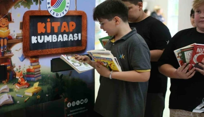Kepez Belediyesinden okullara Kitap Kumbarası