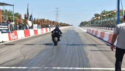 Kepezde Motodrag heyecanı