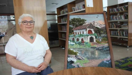 Kırık camları sanat eserine dönüştürüyor