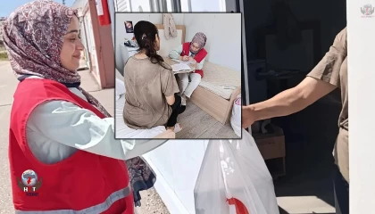KIZILAY EKİPLERİ İHTİYAÇLARI YERİNDE TESPİT EDİYOR