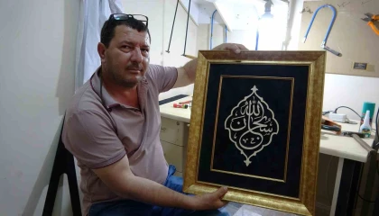 Kızının okul ödeviyle başladı, sanatın ustası oldu