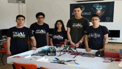 Liseli gençlerden orman yangınlarının önlenmesi için otonom dron