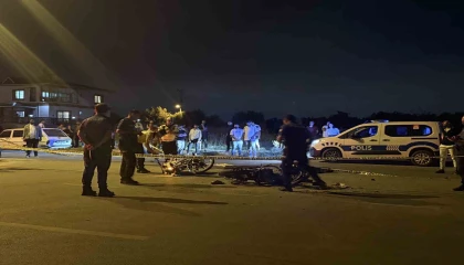 Mersinde motosiklet kazası: 1 ölü, 1 yaralı