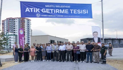 Mezitlide Atık Getirme Merkezi hizmete açıldı