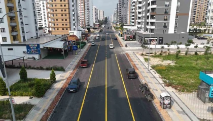Mezitlide ulaşımı rahatlatacak çalışma tamamlandı