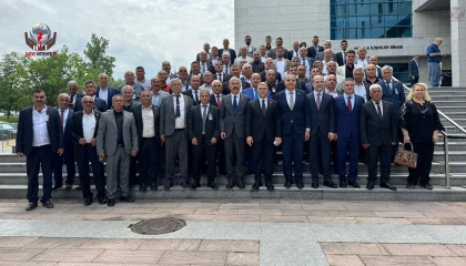 MİLLETVEKİLİ YEŞİLDAL, HATAYLI MUHTARLARI TBMM’DE AĞIRLADI