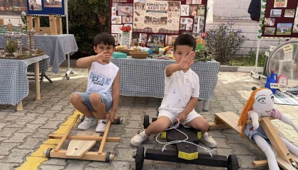 Minik ellerden Osmaniyenin kültürel mirasına renkli dokunuş