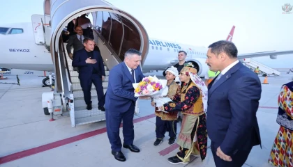 ÖZBEKİSTAN MECLİS BAŞKANI İSMAİLOV HATAY’DA