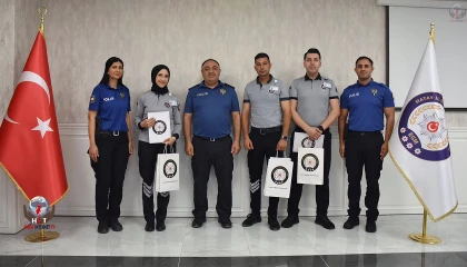 ÖZEL GÜVENLİK PERSONELİNE TEŞEKKÜR BELGESİ VERİLDİ