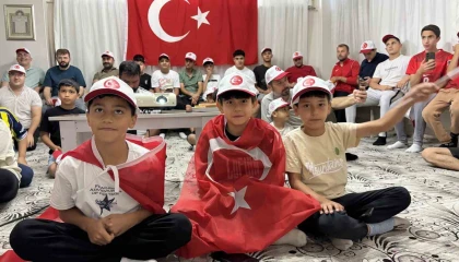 Sabah namazında buluştular, Dünya Kupası heyecanını camide yaşadılar