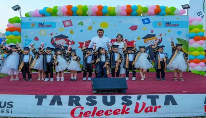 Tarsus Belediyesi kreşlerinde mezuniyet coşkusu