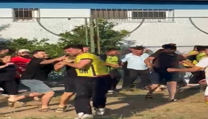 Tarsusta köyler arası futbol turnuvasında maç sonu kavgası