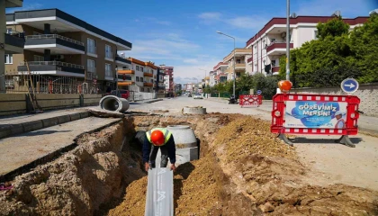 Tarsusta yağmursuyu hattı çalışmaları tamamlandı