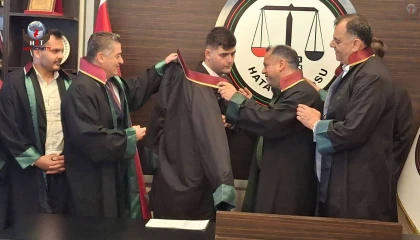 YILMAZ PAŞAOĞLU AVUKATLIK MESLEĞİNE ADIM ATTI