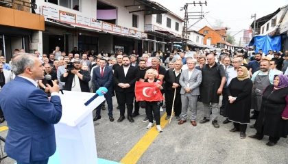 Zorkun Yaylasında tamamlanan yol törenle açıldı