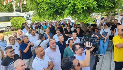 Adanada servisçilerin S plaka tepkisi