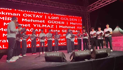 Alanyada 15 Temmuzun 10uncu yılında binler tek yürek oldu