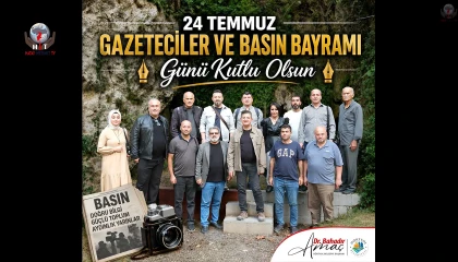 AMAÇ: 24 TEMMUZ GAZETECİLER VE BASIN BAYRAMI KUTLU OLSUN