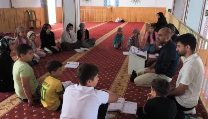 Anamur yaylalarında yaz Kuran kursları devam ediyor