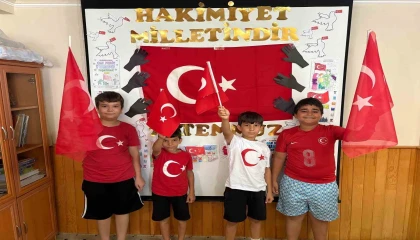 Anamurda Yaz Kuran Kursu öğrencilerine 15 Temmuz ruhu anlatıldı