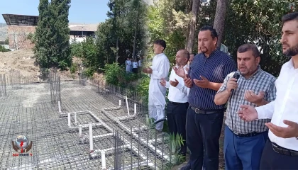 Antakya’da cami temeli dualarla atıldı