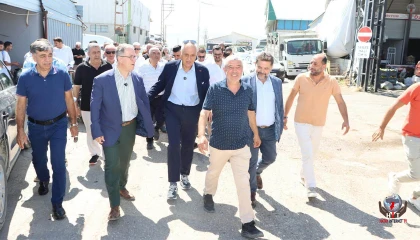 BAŞKAN ÇİNÇİN SAHAYA İNDİ