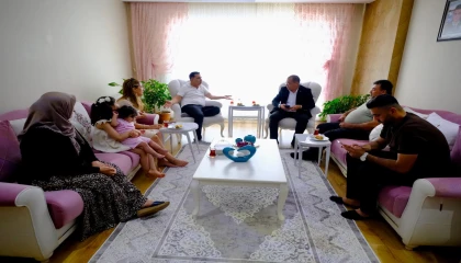 Başkan Daldan 15 Temmuz şehidinin ailesine ziyaret