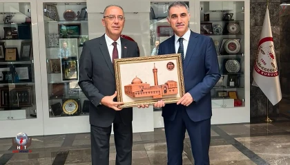 BAŞKAN YAPAR YSK BAŞKANI MUTTA’YI ZİYARET ETTİ