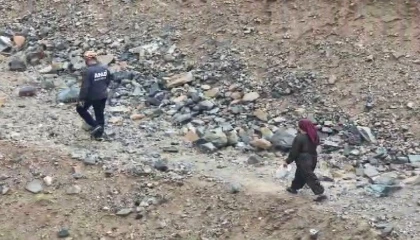 Berit Dağında kaybolan kadın ekiplerin çalışmasıyla bulundu
