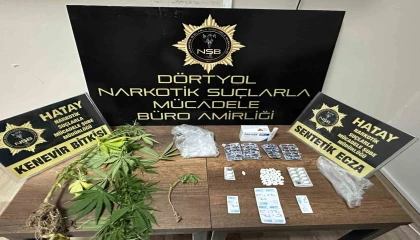 Dörtyolda uyuşturucu operasyonu: 2 gözaltına