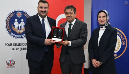 Hatayda emniyet personeline rütbe takdim töreni düzenlendi