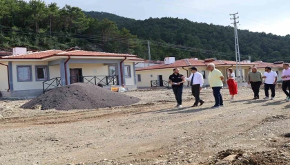 Işıklı Mahallesindeki kırsal afet konutlarında sona gelindi