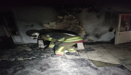 İskendurunda ev yangını