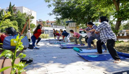 Kadın Danışma Merkezinde sabah sporu